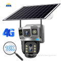 4MP 4G 10x Optical Zoom Dual Lens Solar PTZ Security Camera